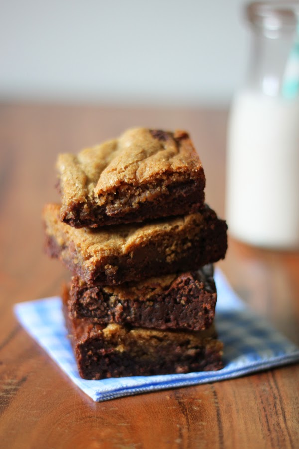 Stir & Scribble Blondie Swirled Brownies