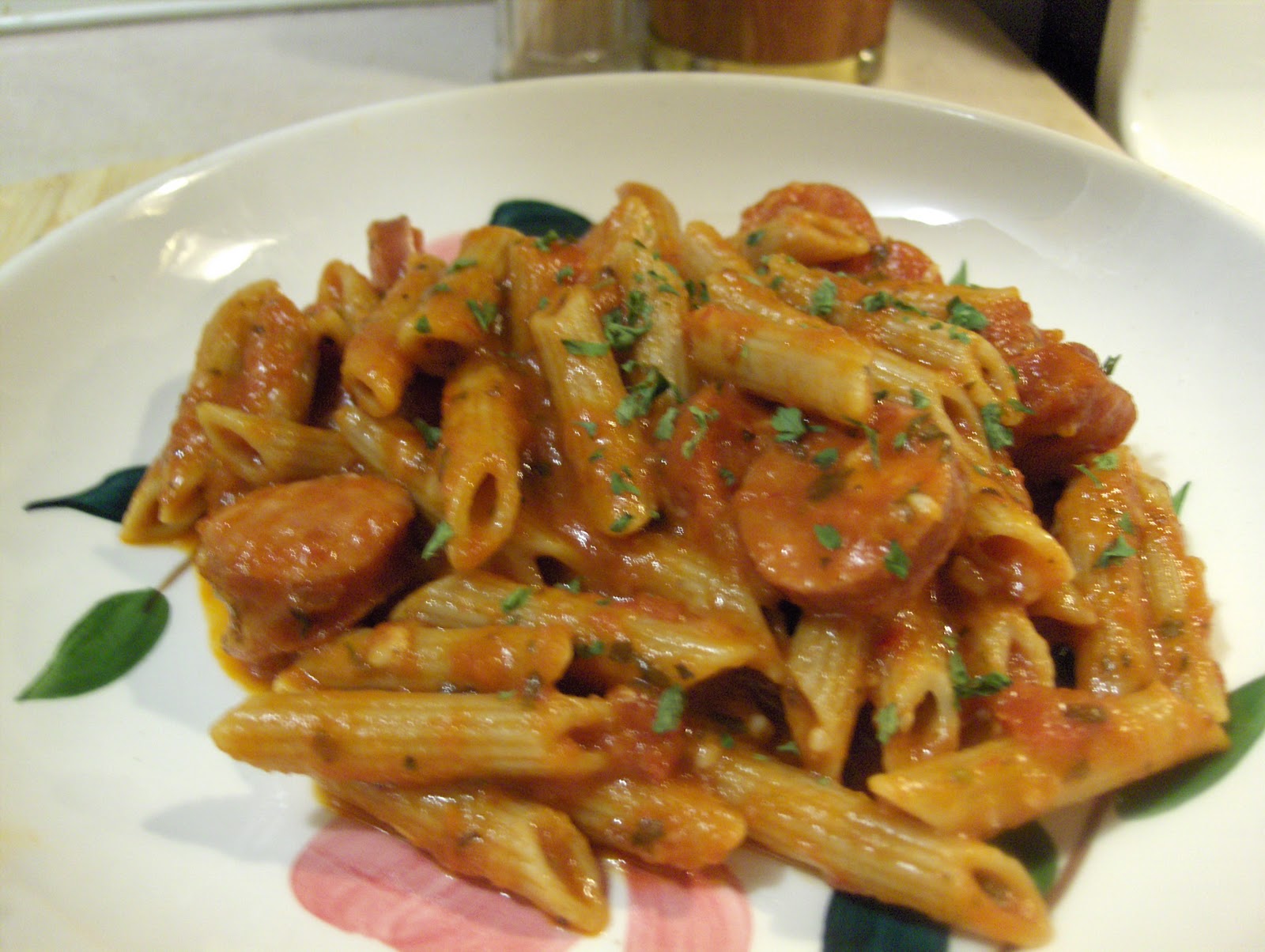 Diab2Cook Whole Grain Penne Pasta and Turkey Sausage