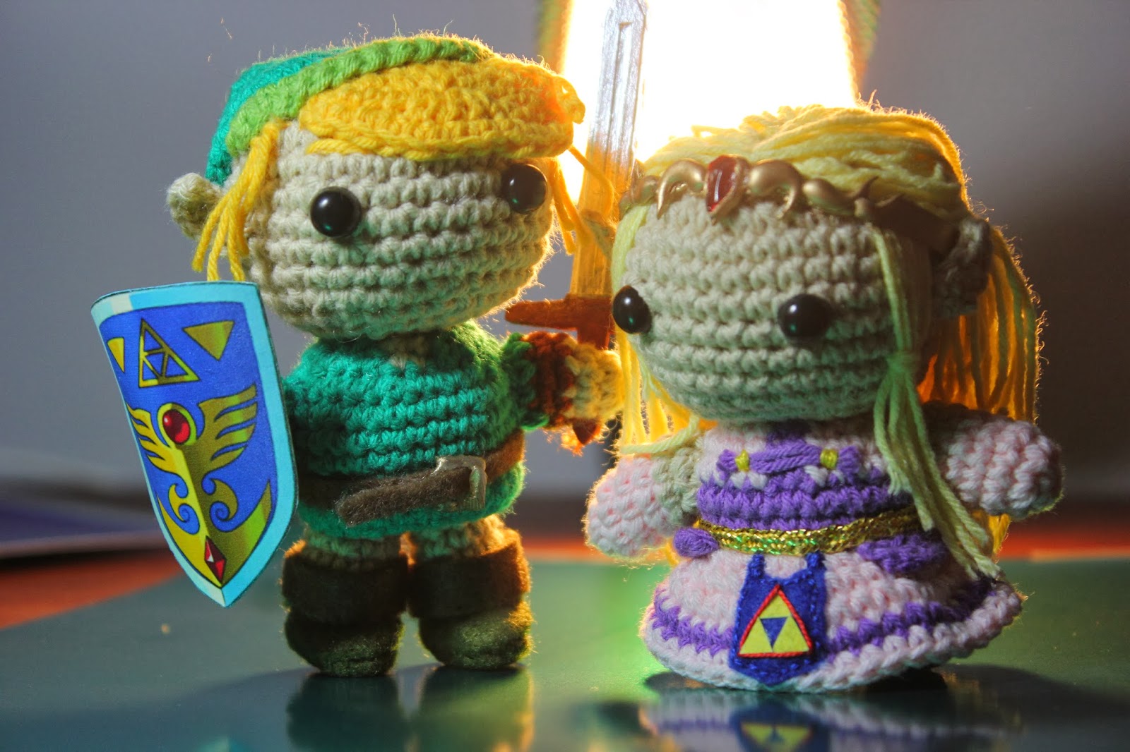 ArtesanDroides: Amigurumi Link y Zelda