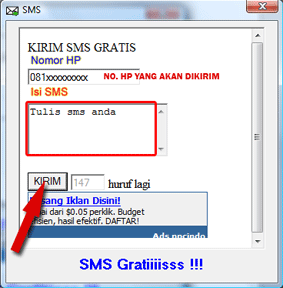 Aplikasi SMS gratis untuk PC/Laptop