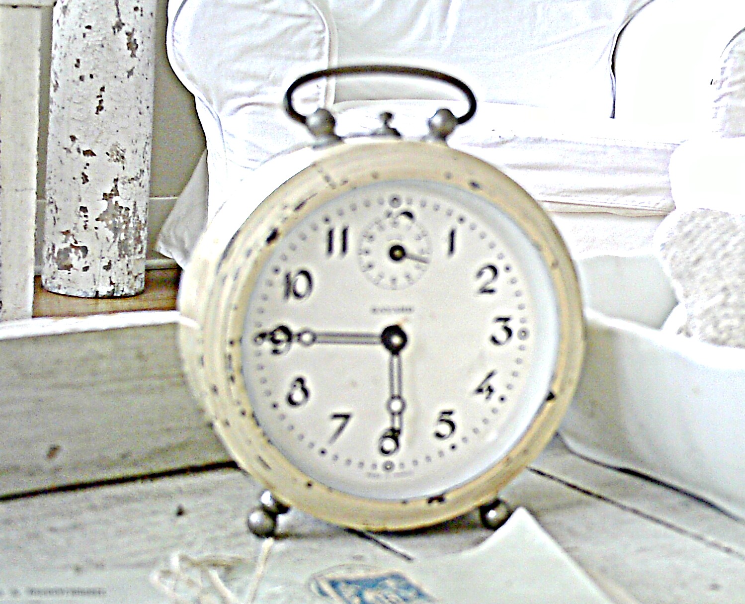 Shabby french for me French Alarm Clock