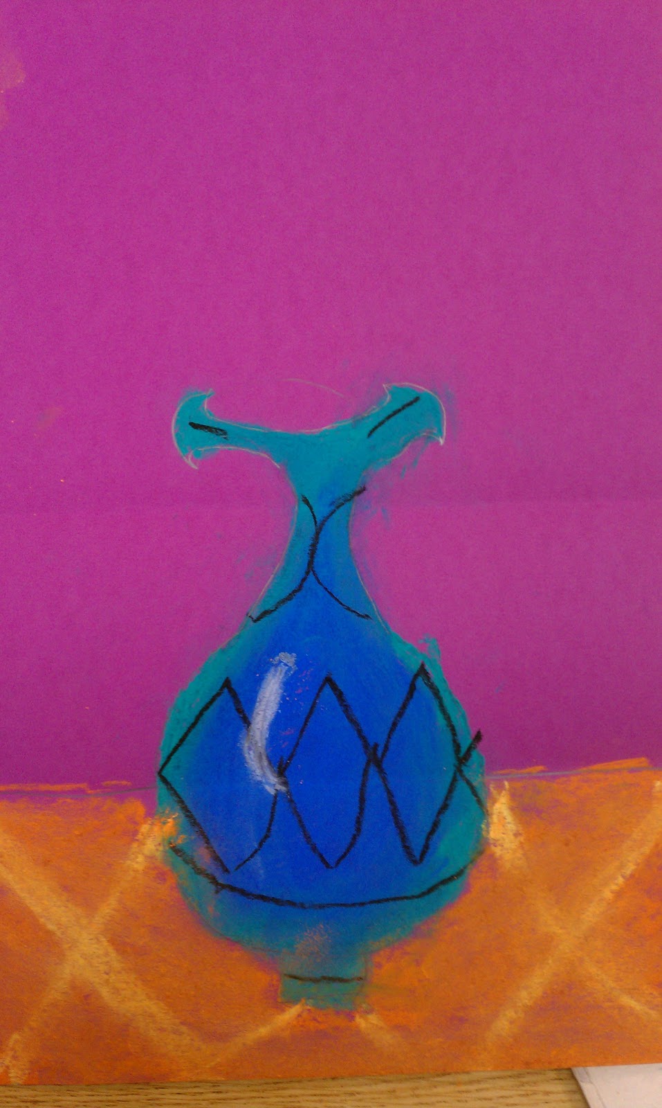 Art Rocks! Grade 3 Pastel Vases