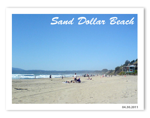 My Dream Beach: Sand Dollar Beach, California -- a "RICH" beach