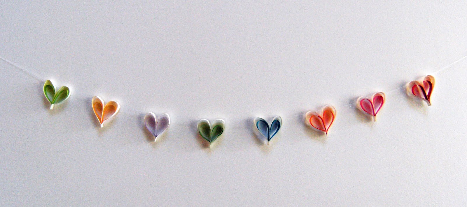 Lizzie Made Paper Hearts Bunting Tutorial