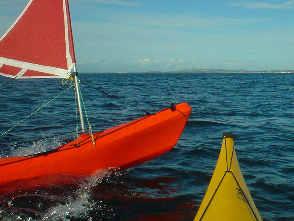 Sea kayaking with Is it worth tacking upwind with a