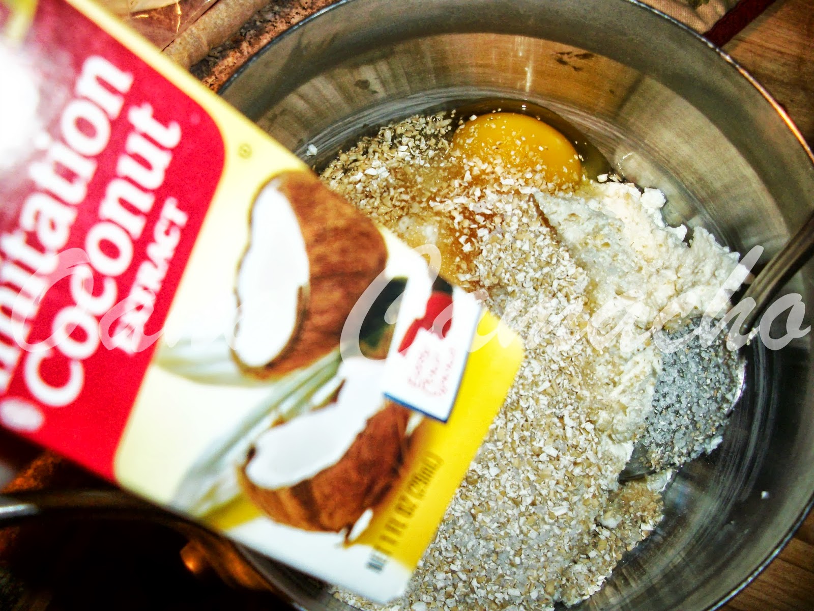 Cooking with love ! Budinca cu tarate de ovaz si nuca de cocos ( Oat bran coconut pudding )