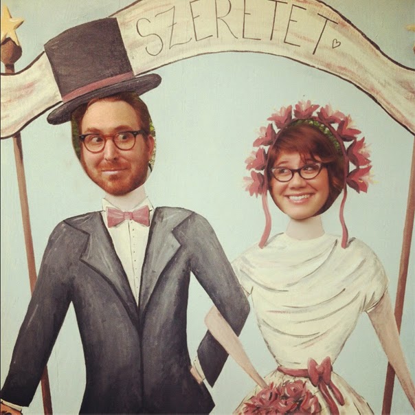 21 Insanely Fun Wedding Ideas - Instead of a photo booth, set up photo stand-ins