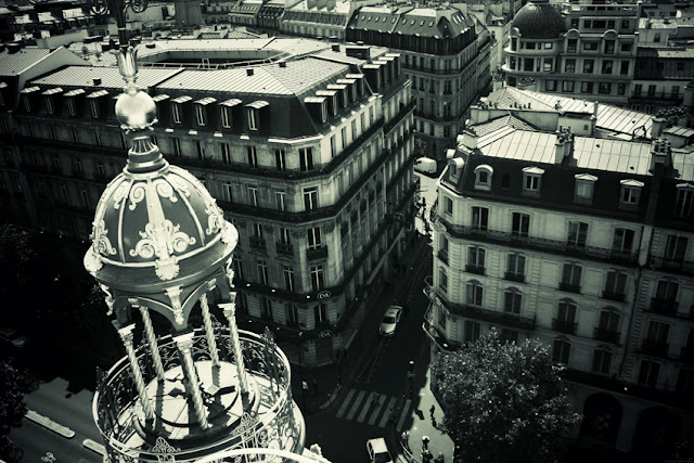 Sur les toits de Paris - Terrasse Printemps Haussmann