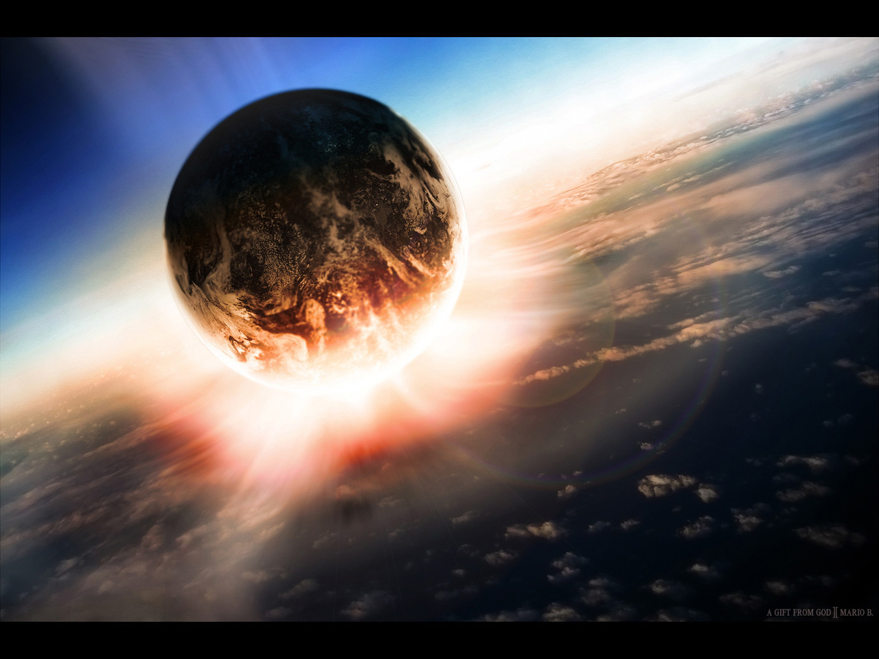 Free Cool Wallpapers: 3d planets background