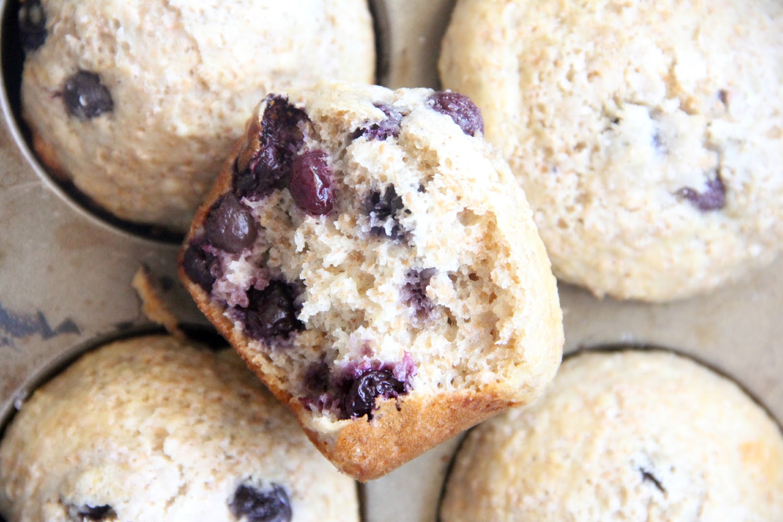 My Happy Place Blueberry Buttermilk Muffins