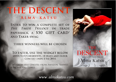 Endpaper Notes: Big giveaway for The Descent pub day