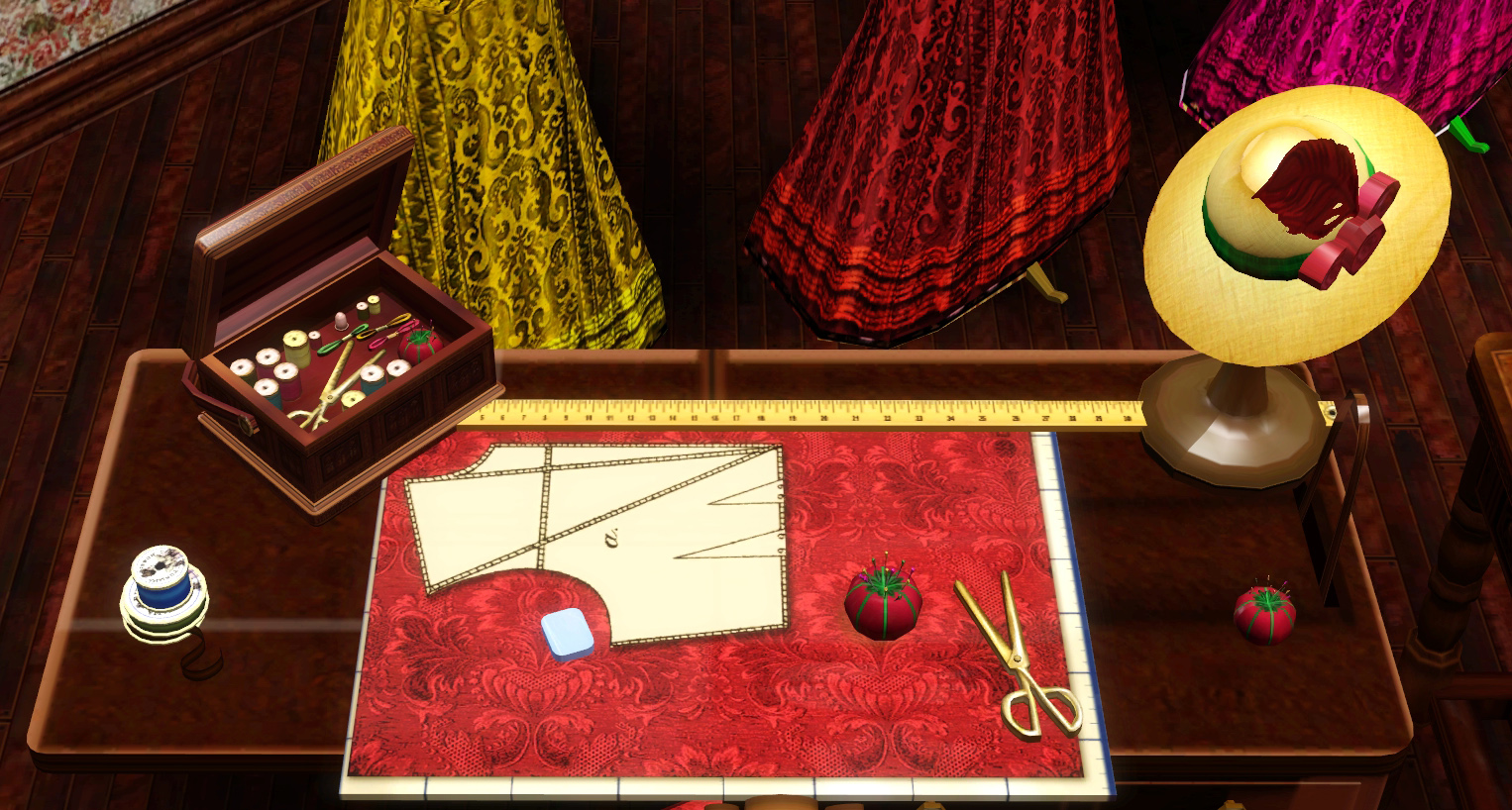 Ladesire's creative corner) Victorian Sewing Room by Ladesire