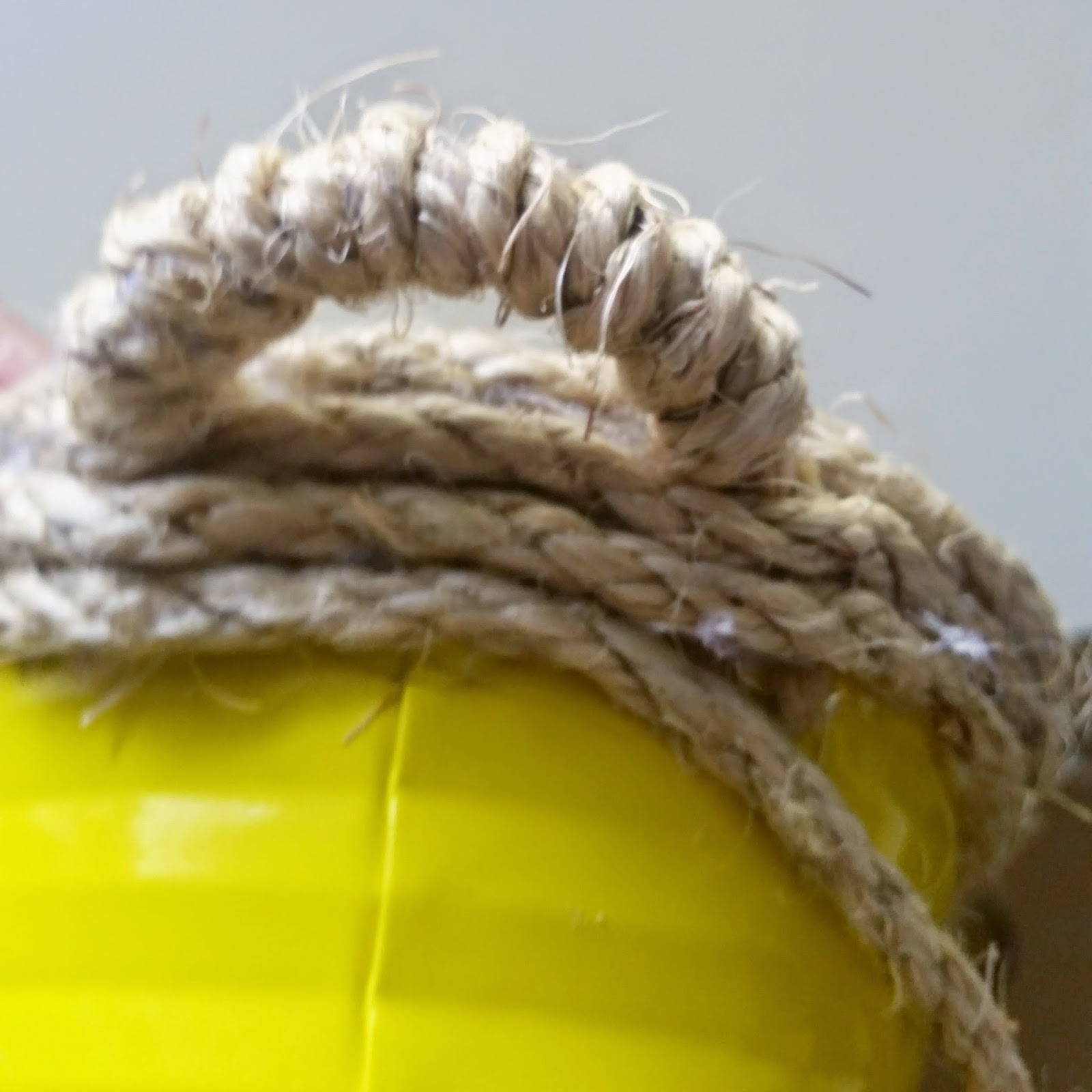 Organising me and mine DIY Sisal Rope Bowls...