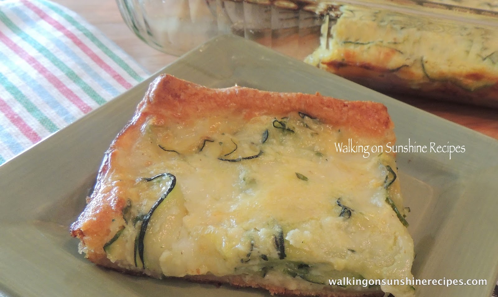 Pillsbury Crescent Rolls and Zucchini Pie... Walking on Sunshine