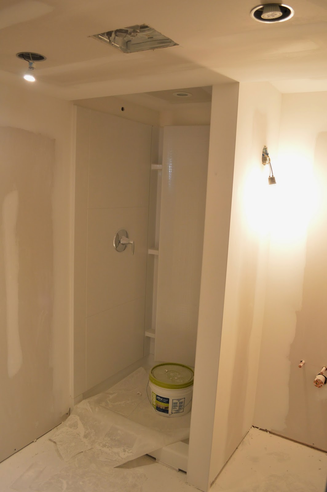This Kind Handyman and I : Our Basement Bathroom Paint ...