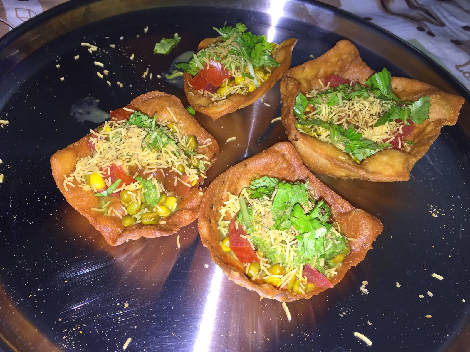 Jain Tadka Basket Chaat