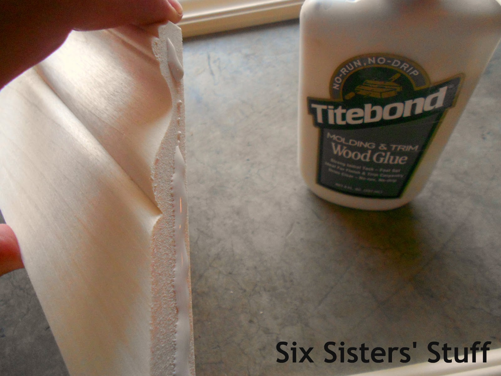 DIY Crown Moulding Picture Frames Lowe's 50 and Change Project Six