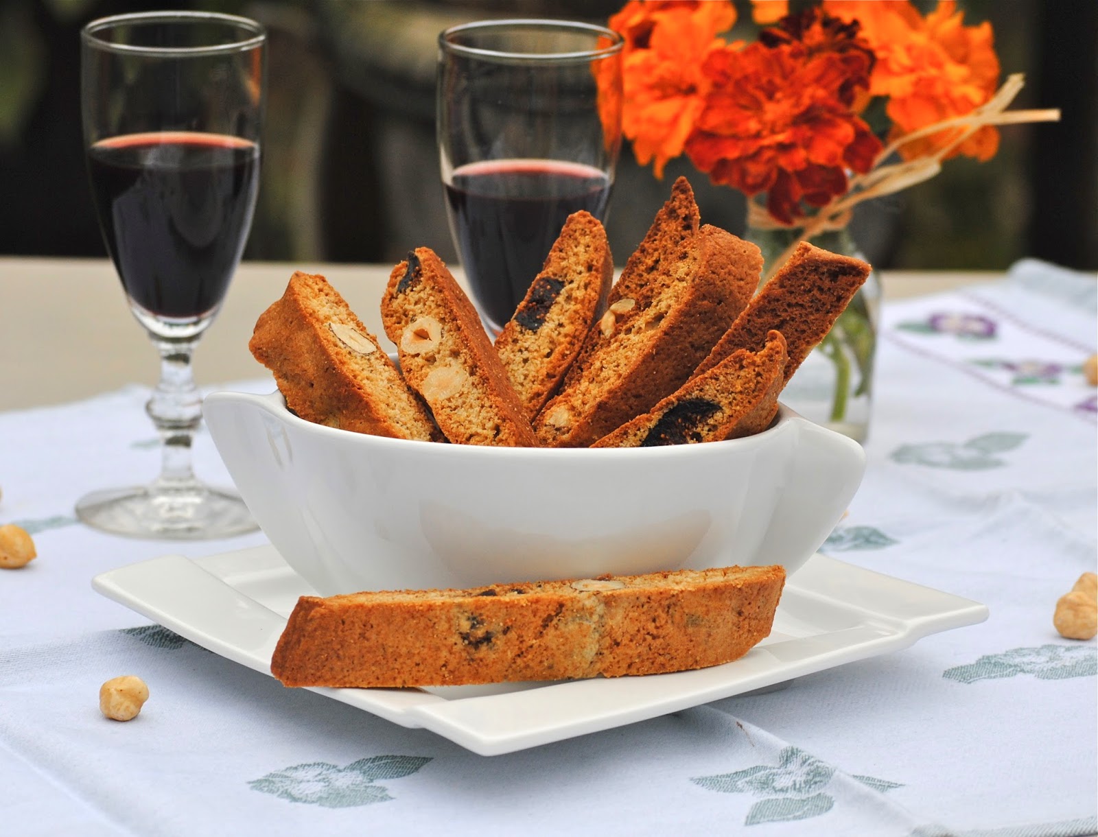 Bakeaway with Me Peppered Fig and Hazelnut Biscotti