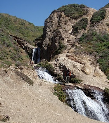 Alamere Creek upper cascades, Point Reyes National Seashore