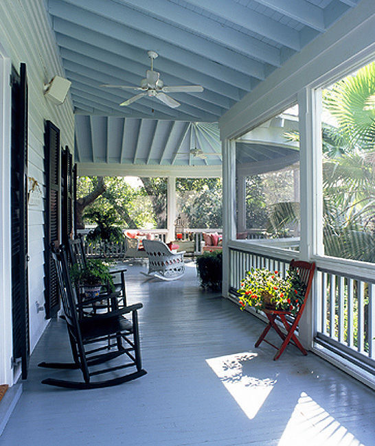 Blue Porch Ceiling Ceiling Systems