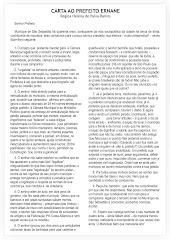 CARTA AO PREFEITO