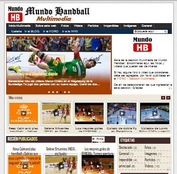 Sección Multimedia, con todas las fotos y videos | Mundo Handball