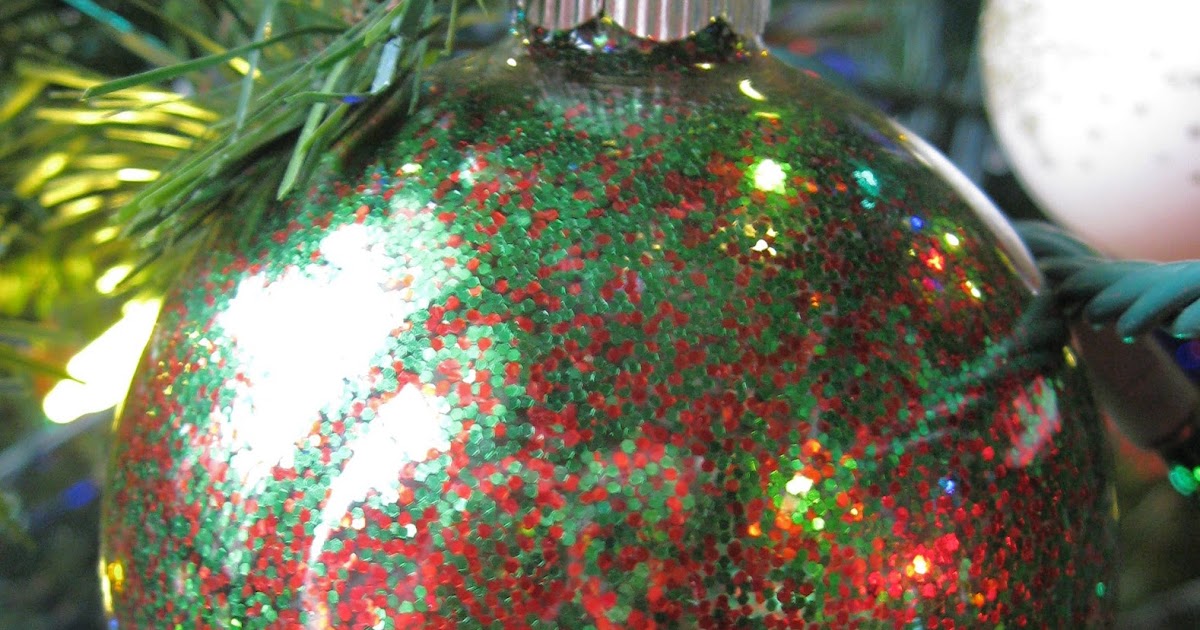 Sarah Jane's Craft Blog Glitter Ornaments