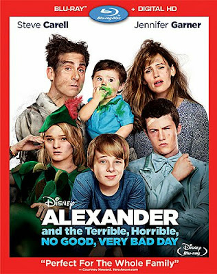 Alexander and the Terrible Horrible No Good Very Bad Day Blu-Ray Cover