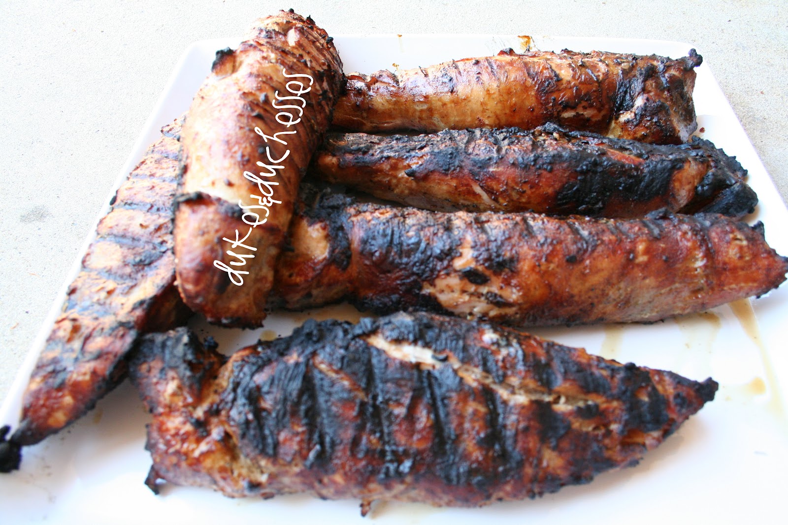 Grilled Teriyaki Pork Tenderloin Dukes and Duchesses