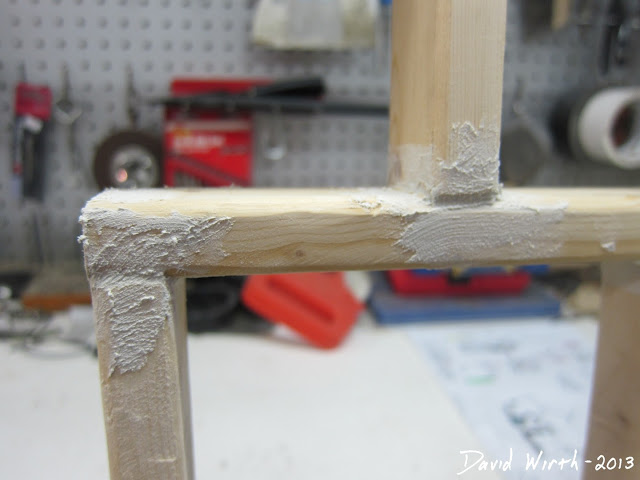 how to fix a wood joint with spackle, how to spackle