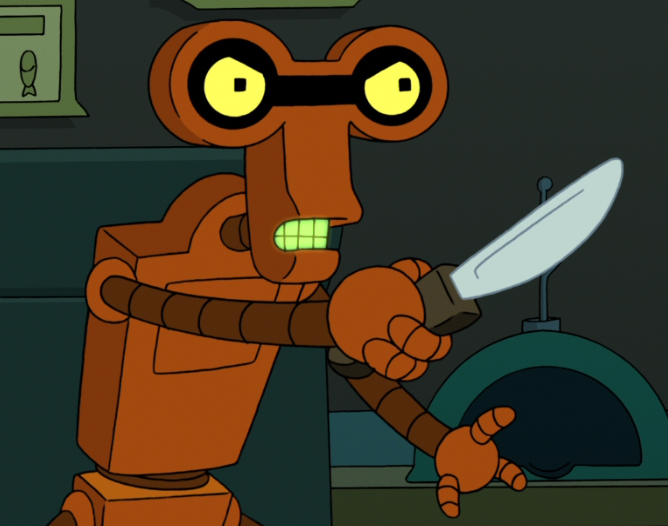 futurama gangster robots