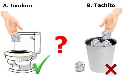 ¿Dónde debo arrojar el papel higiénico usado? - Te cuento cómo es