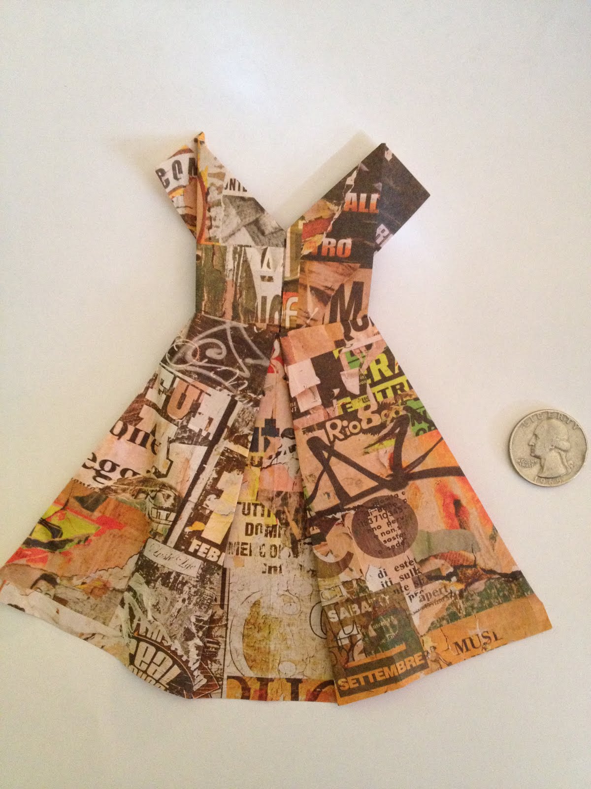 Origami Paper Dresses