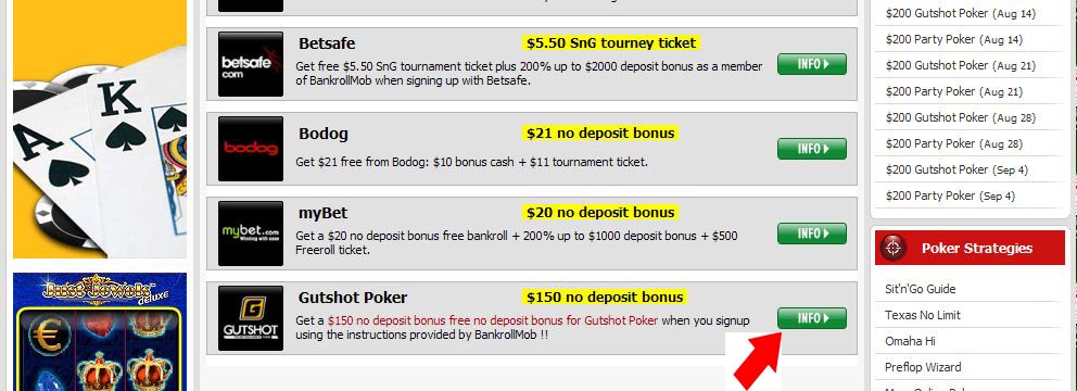Gutshot poker term