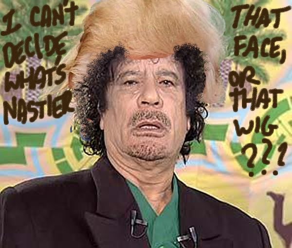 Gaddafi Trump