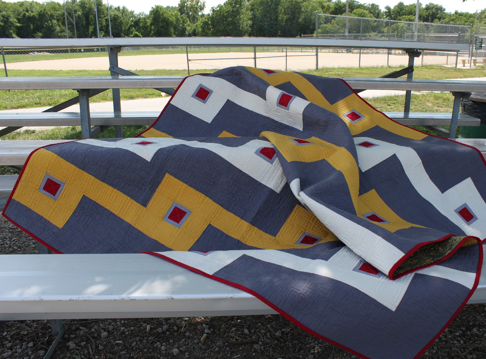 Lollyquiltz Softball Bleachers and a Give Away