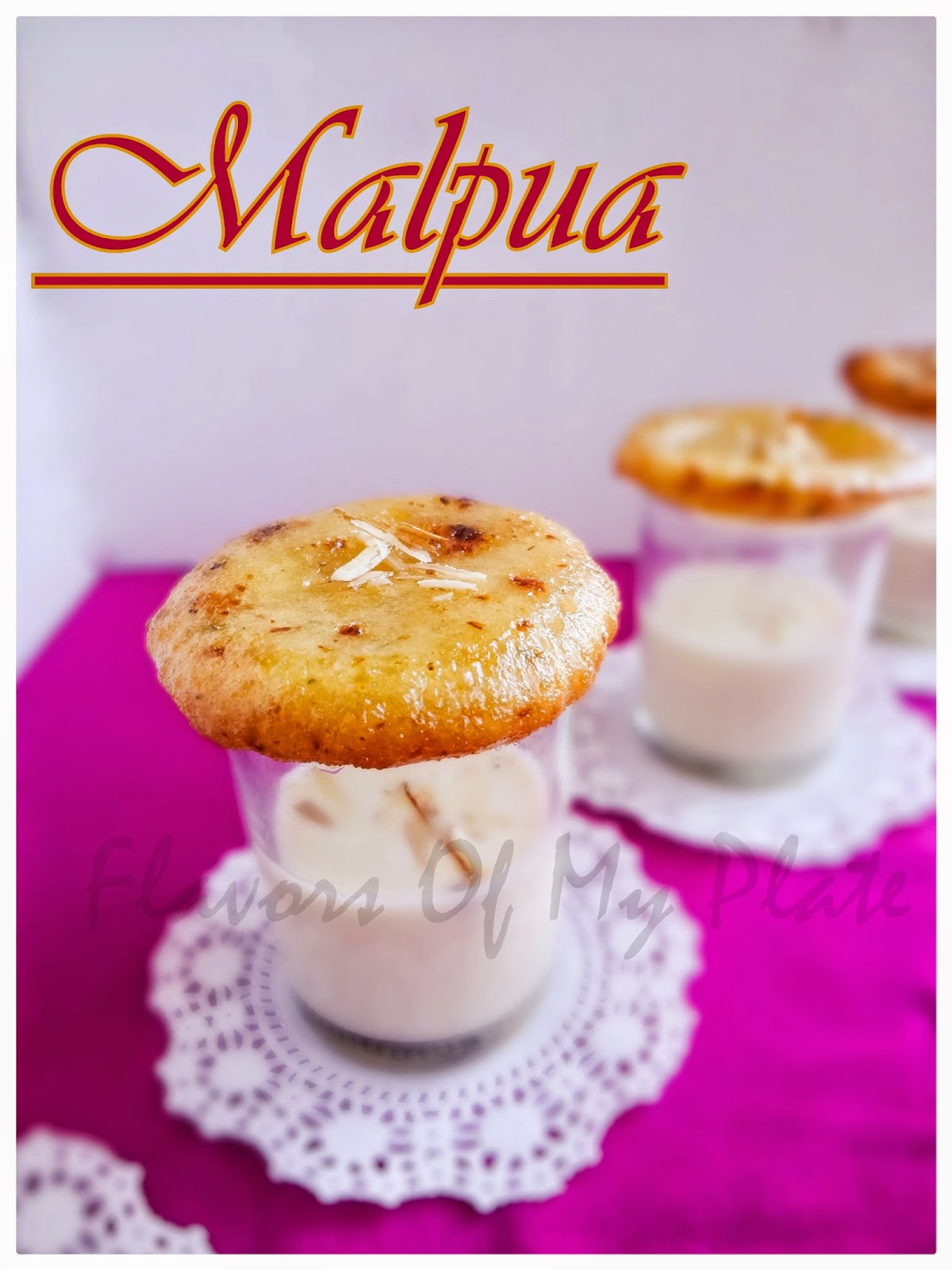 Flavors Of My Plate: Malpua....Sweet Indian Pancakes