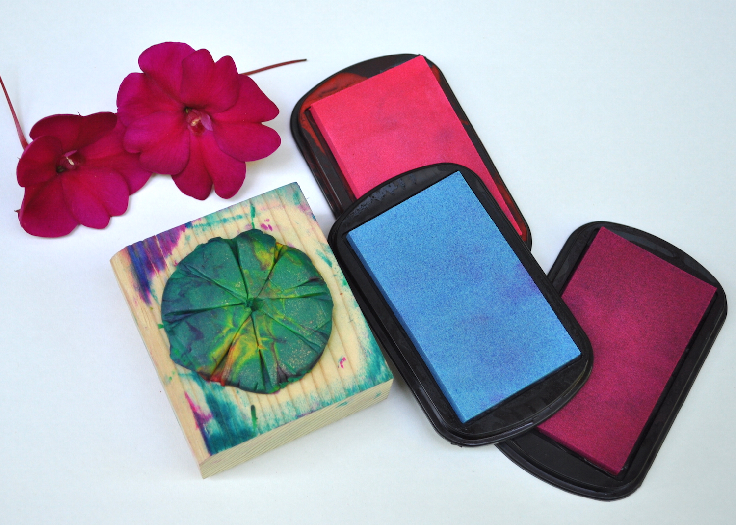 Art with Kids Making Stamps with Plasticine