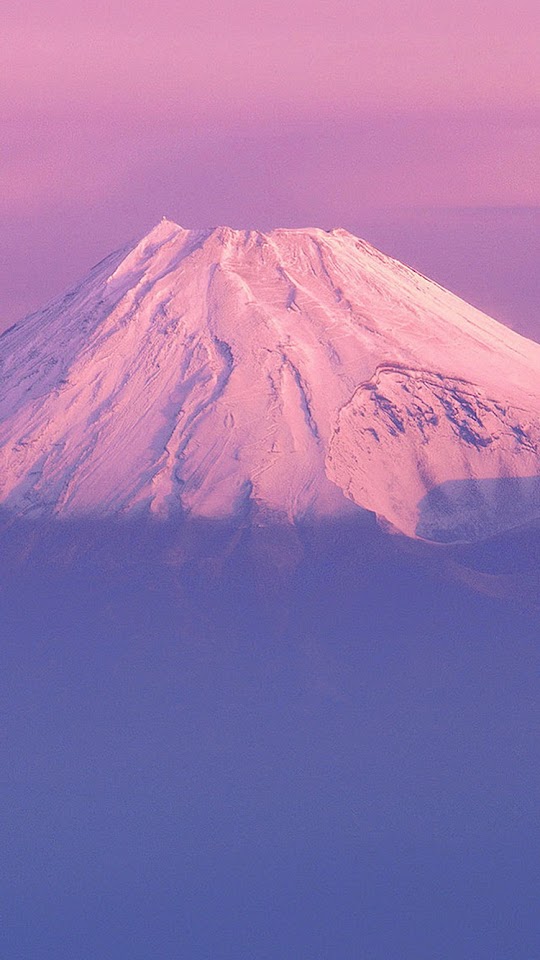 Fujiyama Japanese Mountain Purple Sky  Galaxy Note HD Wallpaper