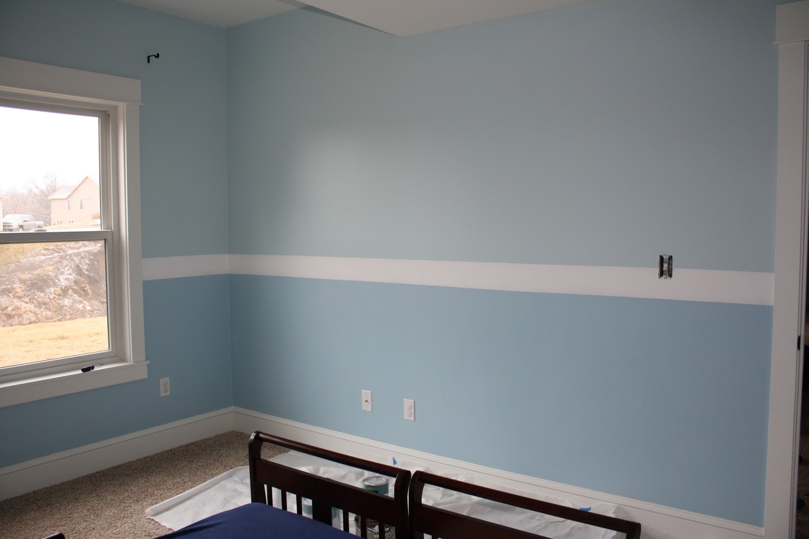 Atmospheric vs Vast Sky Sherwin Williams Blue kids room, Blue rooms