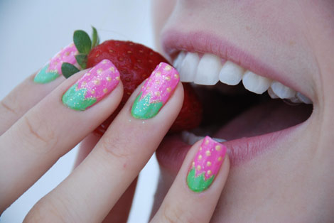 Strawberry Nail Art