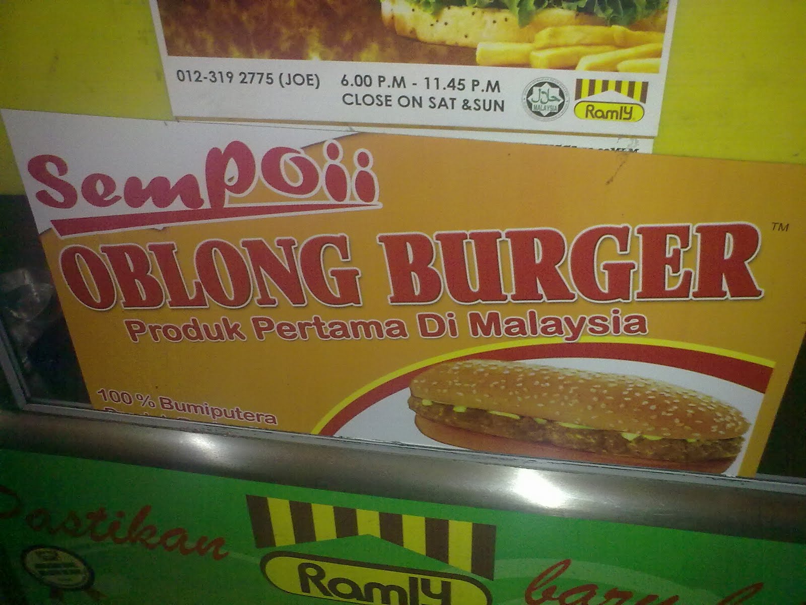 Oblong Burger