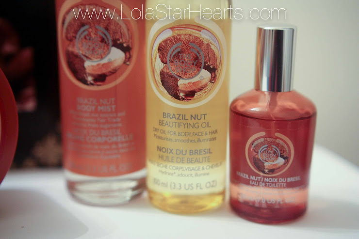 the body shop brazil nut range UK beauty blog lolastarhearts