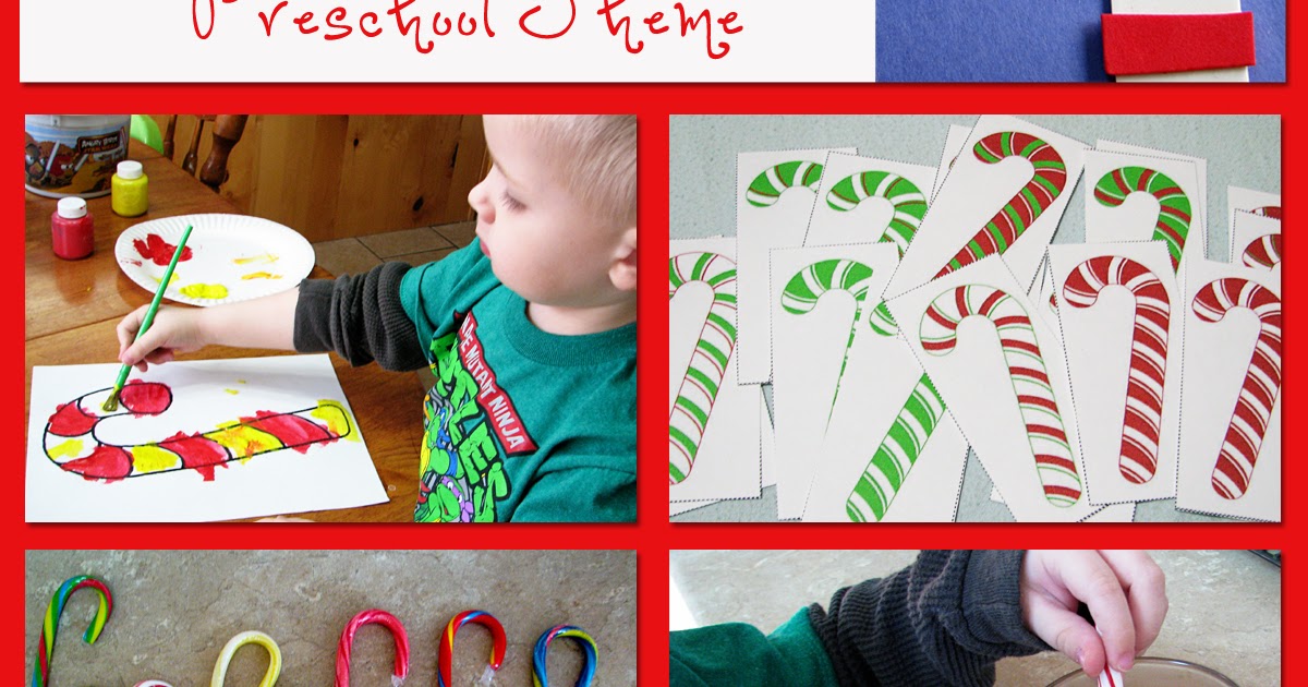 Mommy's Little Helper Candy Cane Preschool Theme