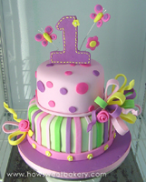  Birthday Cakes  Girls on 1st Birthday Party