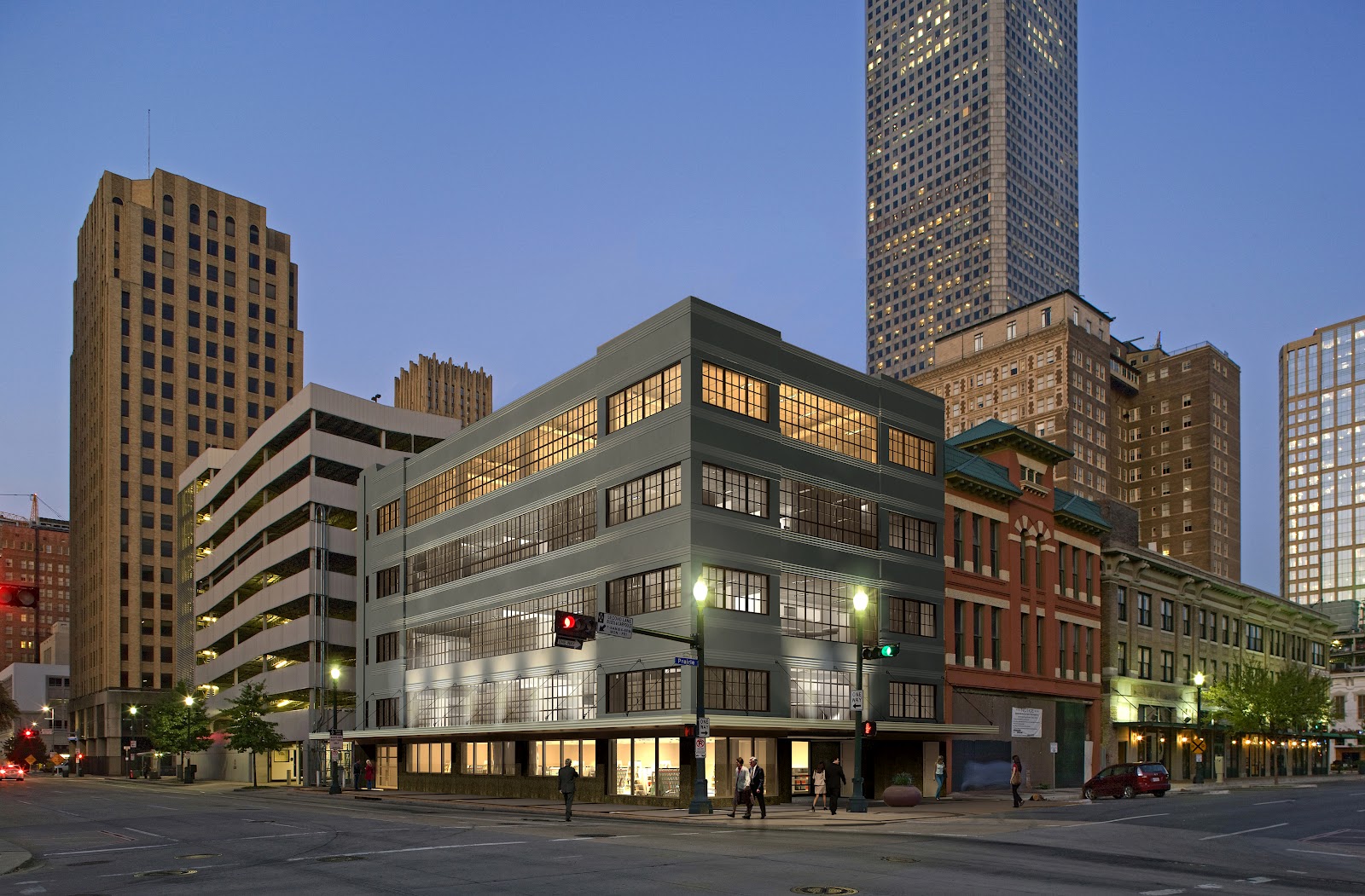 Renovation of the Wilson Building (500 Fannin Street) in downtown