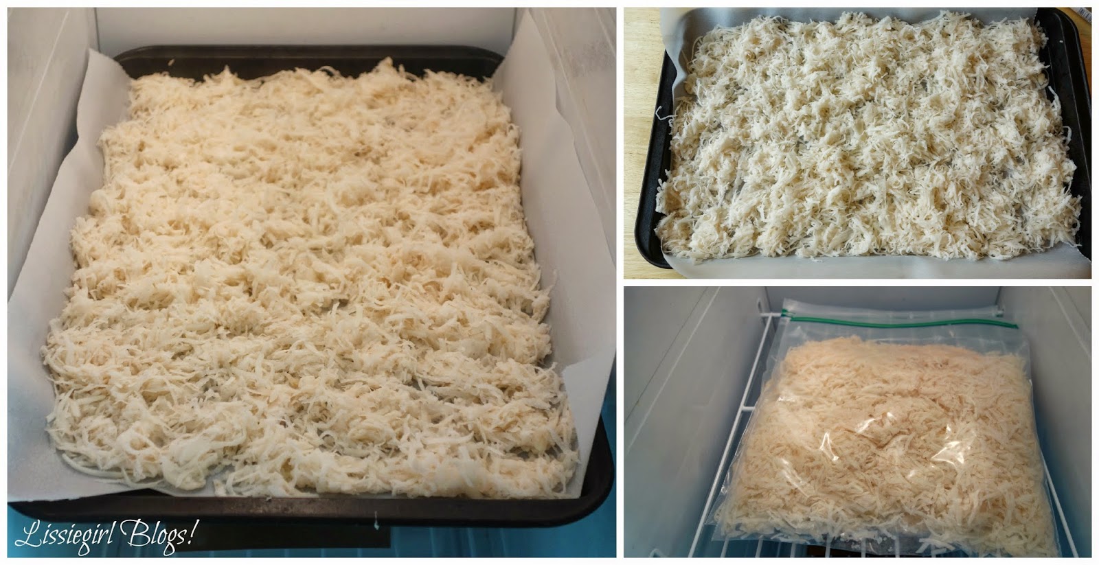Lissiegirl Blogs! Frugal Friday III DIY Frozen Hashed Browns