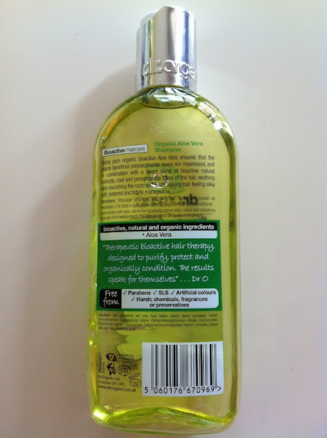 champu aloe vera, dr. organic, mi experiencia