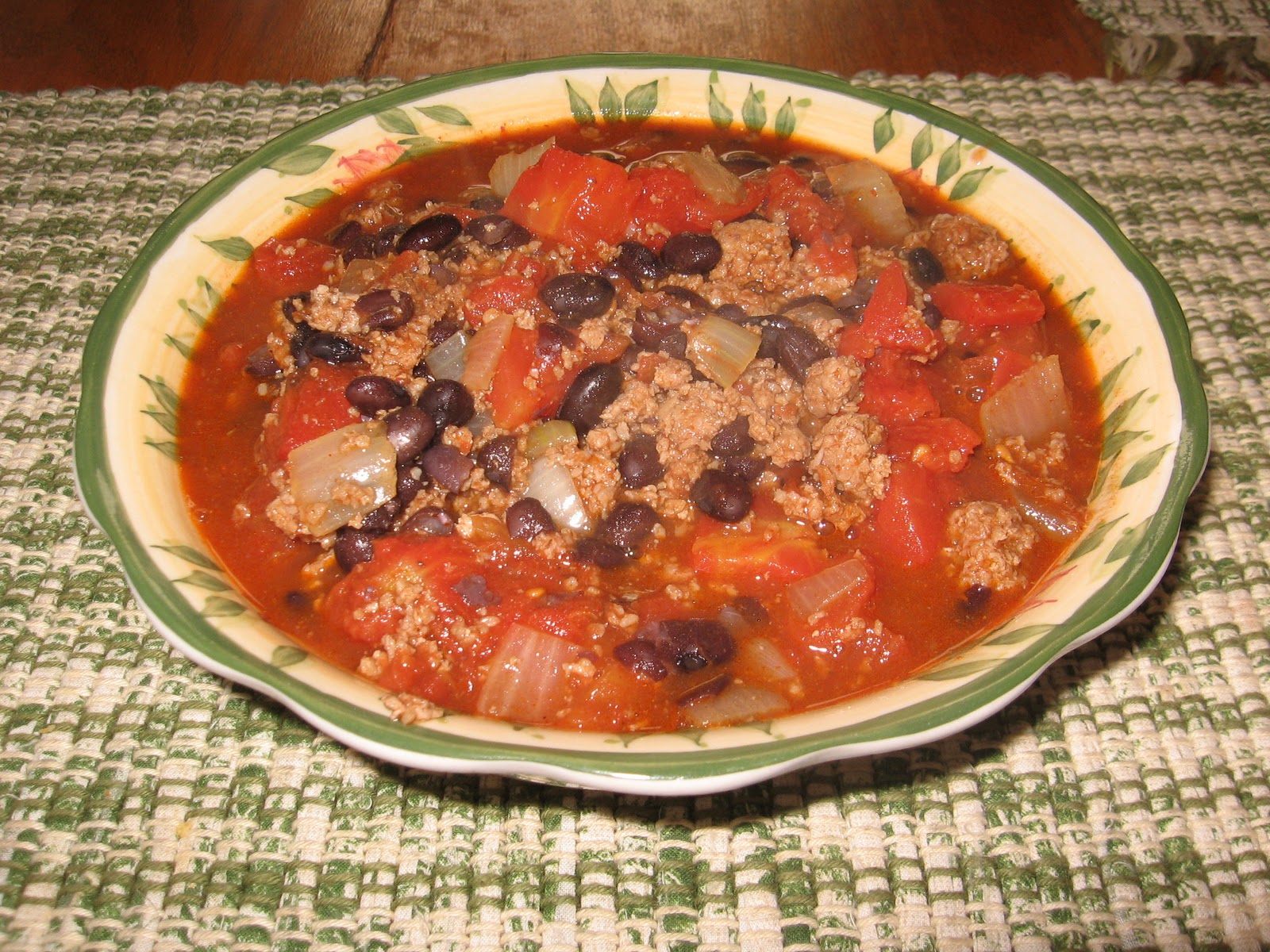 Always Learning Turkey And Brown Rice Chili
