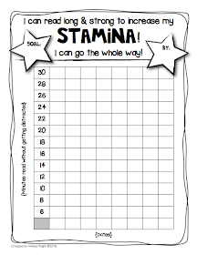 Classroom Freebies Too: Reading Stamina Graph